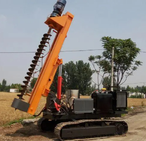 履帶光伏打樁機(jī)