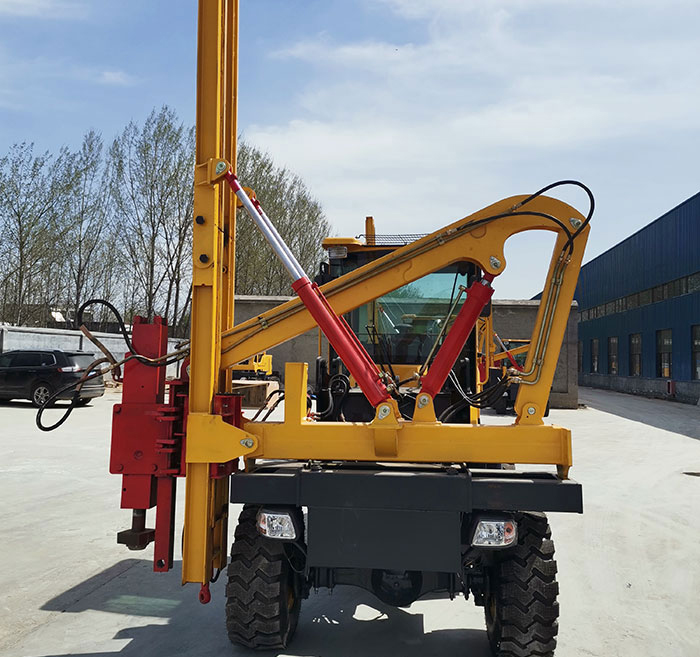 如何讓護(hù)欄打樁機(jī)省油