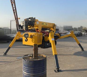 履帶式蜘蛛型吊車能吊多重的貨物?