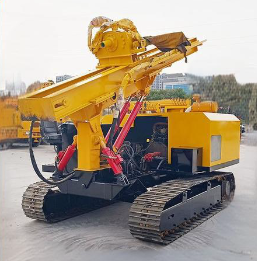 履帶光伏打樁機(jī)履帶安裝步驟